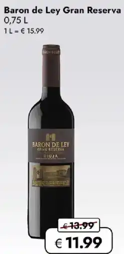 Travel FREE Baron de Ley Gran Reserva Angebot