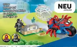 Lego Spidey auf Motorrad vs Rhino Angebot