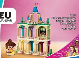 Lego Die Mini Prinzessinnen Belle und Tiana mit ihrem Schloss Angebot