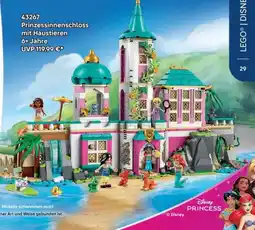 Lego Prinzessinnenschloss mit Haustieren Angebot