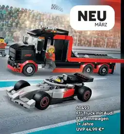 Lego F1 Truck mit Audi F1 Rennwagen Angebot