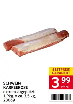 Transgourmet Schwein karreerose Angebot