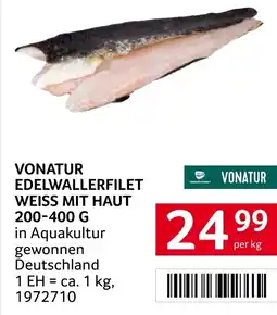 Transgourmet Vonatur edelwallerfilet weiss mit haut Angebot