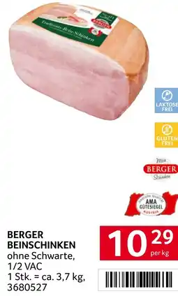 Transgourmet Berger beinschinken Angebot