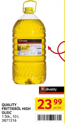 Transgourmet Quality frittieröl high oleic Angebot