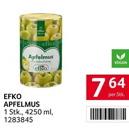 Transgourmet Efko apfelmus Angebot