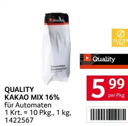 Transgourmet Quality kakao mix 16% Angebot