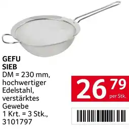 Transgourmet Gefu sieb Angebot