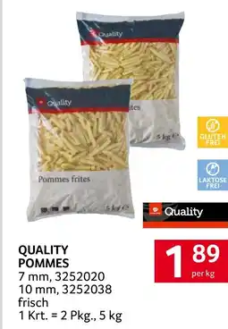 Transgourmet Quality pommes Angebot