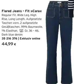 Tchibo Eduscho Flared Jeans - Fit »Cara<<< Angebot