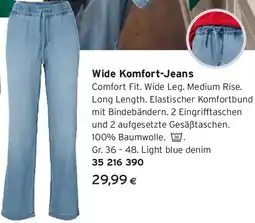 Tchibo Eduscho Wide Komfort-Jeans Angebot