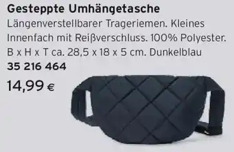 Gesteppte Umhängetasche