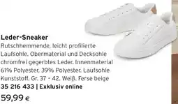Tchibo Eduscho Leder-Sneaker Angebot