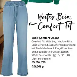 Tchibo Eduscho Wide Komfort-Jeans Angebot