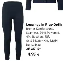 Tchibo Eduscho Leggings in Ripp-Optik Angebot