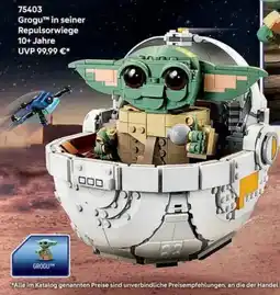 Lego Grogu in seiner Repulsorwiege Angebot