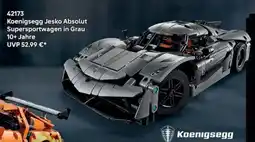 Lego Koenigsegg Jesko Absolut Supersportwagen in Grau Angebot