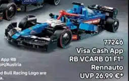 Lego Visa Cash App RB VCARB 01 F1 Rennauto Angebot
