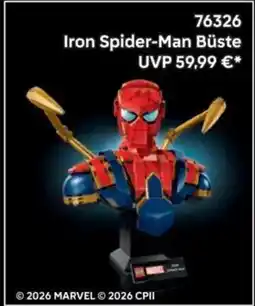 Lego Iron Spider-Man Büste Angebot