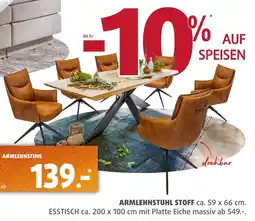 Polstermöbel Fischer ARMLEHNSTUHL STOFF Angebot