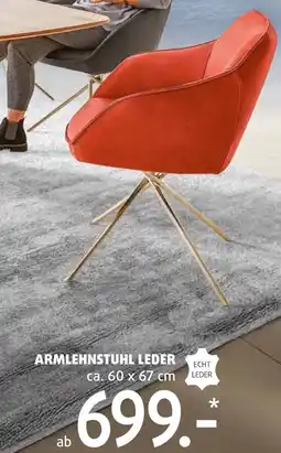 Polstermöbel Fischer Armlehnstuhl leder Angebot