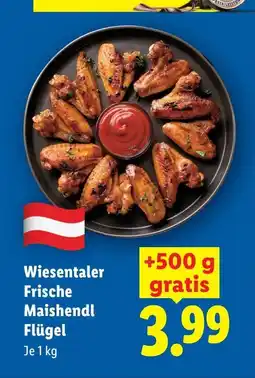 Lidl Wiesentaler Frische Maishendl Flügel Angebot
