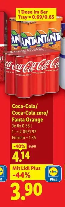 Coca-Cola zeroFanta Orange