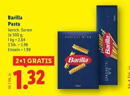 Lidl Barilla Pasta Angebot