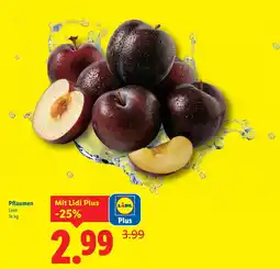 Lidl Pflaumen Angebot