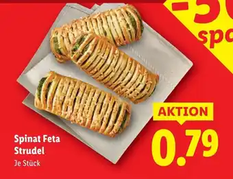 Lidl Spinat Feta Strudel Angebot