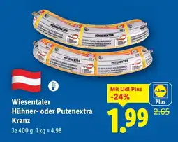 Lidl Hühner- oder Putenextra Kranz Angebot