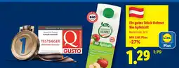 Lidl Bio Apfelsaft Angebot