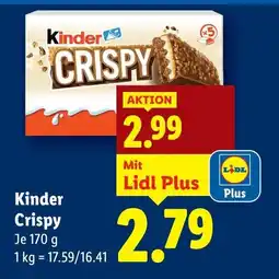 Lidl Crispy Angebot