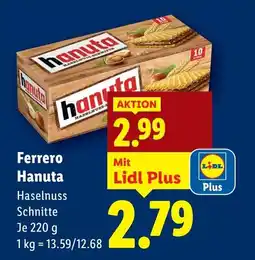 Lidl Hanuta Angebot