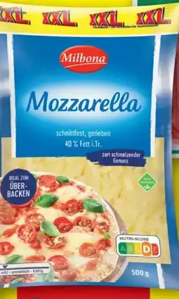 Lidl Milbona Mozzarella Angebot