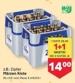 MPreis Zipfer Märzen Kiste Angebot
