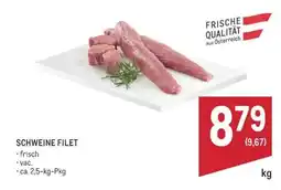 Metro Schweine Filet Angebot