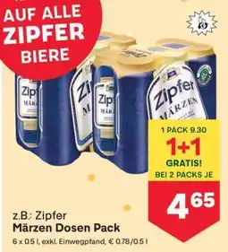 MPreis Zipfer Märzen Dosen-Pack Angebot