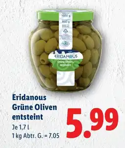 Lidl Grüne Oliven entsteint Angebot