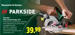 Lidl Akku-Handkreissäge, Angebot