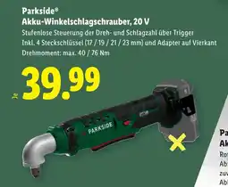 Lidl Akku-Winkelschlagschrauber, Angebot