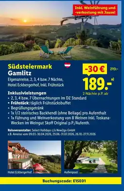 Lidl Südsteiermark Gamlitz Angebot