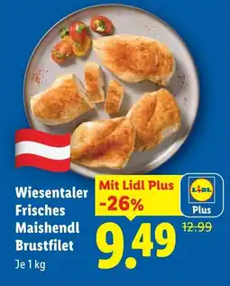 Lidl Frisches Maishendl Brustfilet Angebot