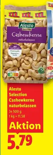 Lidl Cashewkerne naturbelassen Angebot