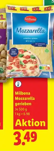 Lidl Mozzarella gerieben Angebot