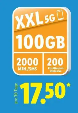 Lidl Xxl 5g 100gb Angebot