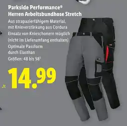 Lidl Herren Arbeitsbundhose Stretch Angebot