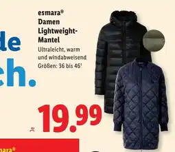 Lidl Damen Lightweight- Mantel Angebot