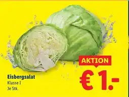 Lidl Eisbergsalat Angebot