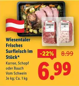 Lidl Frisches Surfleisch im Stück Angebot